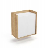 Halmar MOBIUS 2D - Szekrény (Hikoridió/alpesi fehér)