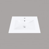 Halmar PRATO kerámia süllyesztett mosdó (60 cm) - fehér