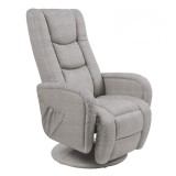 Halmar PULSAR 2 - Fűthető masszázsfotel (szürke szövet)