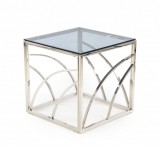 Halmar UNIVERSE Kwadrat - Dohányzóasztal - Ezüst