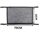 Hálós autós tároló - 70 x 50 cm - fekete, poliészter (DA00162)