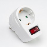 Hálózati aljzat kapcsolós