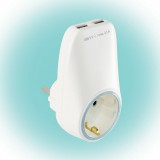 Hálózati aljzat USB töltőaljzatokkal