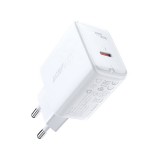 Hálózati Gyorstöltő (PD) 20W Acefast A1 fehér
