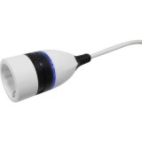 Hálózati hosszabbítókábel, kapcsolós, fehér, 1,4 m, HO5VV-F 3 G 1,5 mm2, Segula 50133 (50133)