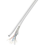 Hálózati kábel, CAT6 SF/UTP DUPLEX 50m fehér, Tru Components (1567361) - UTP