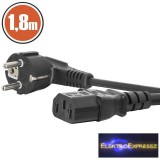 Hálózati tápkábel 1,8 m