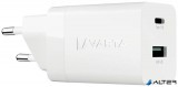 Hálózati töltő, 1xUSB, 1x USB-C kimenet, 38W, VARTA "Speed"