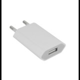 Hálózati töltő adapter, USB, 1000mAh, fehér (56299) - Töltők