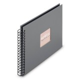 Hama 00009840 fotóalbum és lapvédő Szürke 100 lapok 10 x 15 Spirálkötés