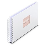 Hama 00009842 fotóalbum és lapvédő Fehér 50 lapok 10 x 15 Spirálkötés