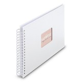 Hama 00009843 fotóalbum és lapvédő Fehér 50 lapok 10 x 15 Spirálkötés