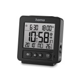 Hama 00185895 Rhodos LCD Rádiójel vezérelt Ébresztőóra - Fekete (00185895)