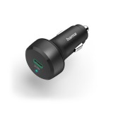Hama 00201637 20W USB-C fekete autós töltő