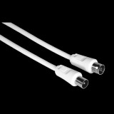 Hama 00205030 koax kábel 5 M Koaxális Fehér (205030)