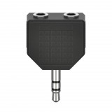 Hama 00205191 csatlakozó átlakító 3.5mm 2 x 3.5mm Fekete (hama205191)