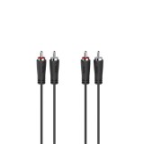 Hama 00205258 audio kábel 3 M 2 x RCA Fekete