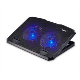 HAMA 126806, NOTEBOOK HŰTŐ "BLACK METAL", 15.6", FEKETE