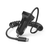 Hama 12W USB-C Car Charger Black 00201609
