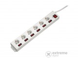 Hama 137239 hálózati elosztó, 6-os, xl, külön kapcsolható 6+1, fehér