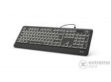 Hama 182671 billentyűzet "KC-550" illuminated (LED) USB HU