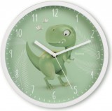 Hama 185897 Dino Gyerek Falióra Ø 25cm - Zöld mintás