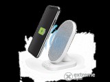 Hama 188325 vez. nélküli, mobiltelefon "qi fabric fc-10s" töltő,fehér,10w
