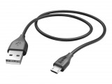 Hama 20070 1m USB 2.0 Fekete Micro USB Adatkábel