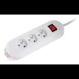 Hama 230V Elosztó 3 aljzatos 1.5m - Fehér (P2223751)