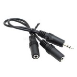 HAMA 3,5mm Jack elosztóadapter 1 Dugó - 2 Alj 0,2m (43355)