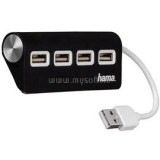 HAMA 4 portos fekete USB HUB (12177)