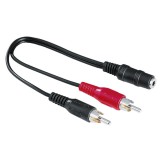 Hama Adapter Sztereo 3,5mm Jack Alj - 2RCA Dugó 00205186