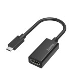 Hama Átalakító - 205160 (HDMI adapter, USB-C port, 4K, fekete)