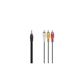 Hama Audio/video jack male 3,5mm 3 RCA males 1,5m Black 00305016