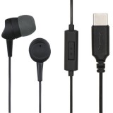 HAMA "BASIC4PHONE" IN-EAR FÜLHALLGATÓ,USB TYPE-C, FEKETE, ÚJ - 184141