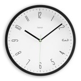 HAMA Capri falióra, kvarcóra, analóg, modern, Ø 25 cm, fekete - 185882