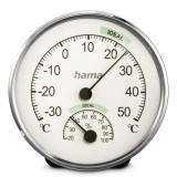 Hama Chios Thermometer and Hygrometer Időjárás Állomás Silver/White 00222235