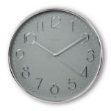 Hama Corsica Wall Clock Silver 00185874