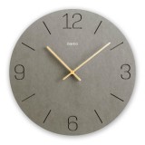 Hama Crete Wall Quartz Clock Analog Grey 00185881