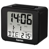 Hama Cube Digital Clock Black 00186304