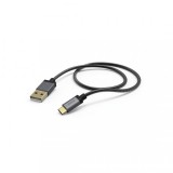 Hama Elite Metal TYPE C/USB A Adatkábel Black 00173636