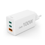 Hama Fast Charger GaN Mini Charger 100W White 00201997