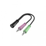 Hama FIC 4 Pol Jack->2x3 3 Pol Jack Black 00200351