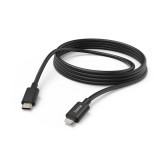 Hama FIC E3 adatkábel lightning - usb type-c 3m fekete (201599)