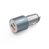 Hama FIC E3 autós töltő  usb dupla 3A qualcomm QC 3.0 (19,5w) (201639)