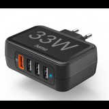 Hama FIC E3 hálózati töltő usb 4x (1xqc3.0, 3xusb-a), 33w (201629)