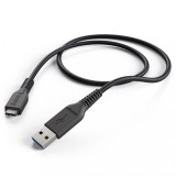 Hama FIC E3 USB 3.1 GEN 1, Type-C/USB-A töltő és adatkábel 1m Black 00201594
