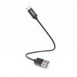 Hama FIC E3 USB Type-C töltő és adatkábel 0,2m Black 00201600