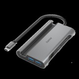 HAMA FIC USB 3.2 GEN1 TYPE-C 7IN1, DOKKOLÓ (3X USB3.1, 2X USB-C, HDMI,LAN,PD) - 200143