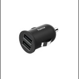 Hama FIP autós töltő usb dupla mini 2400 mA (223351)